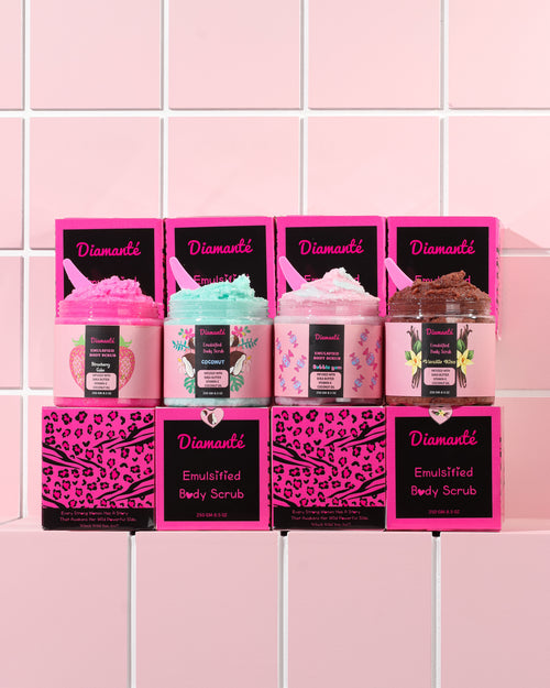 Emulsified Strawberry-Cake Body Scrub